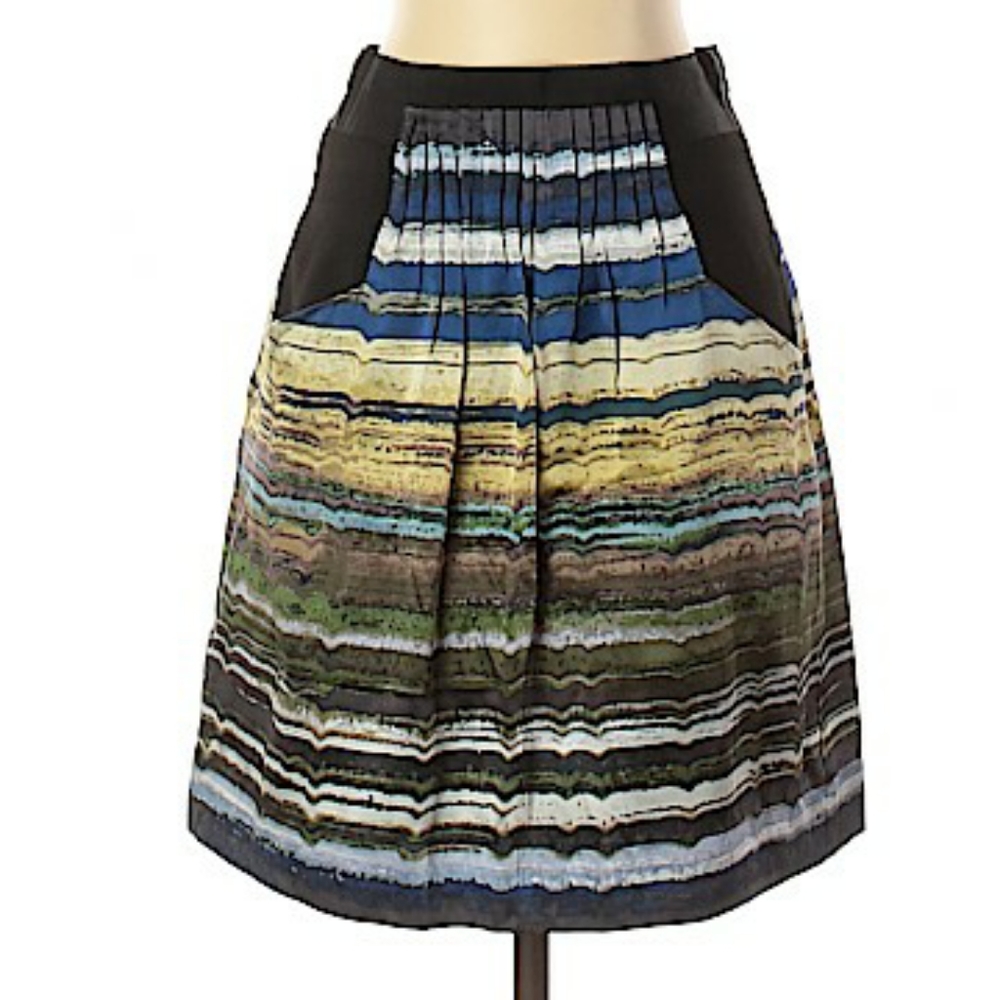 (SOLD) Anthropologie Hype Printed Elements Skirt
